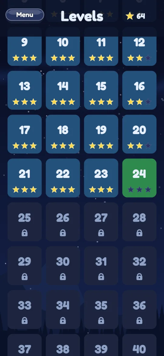 Tipsy Tiles screenshot: 999 levels